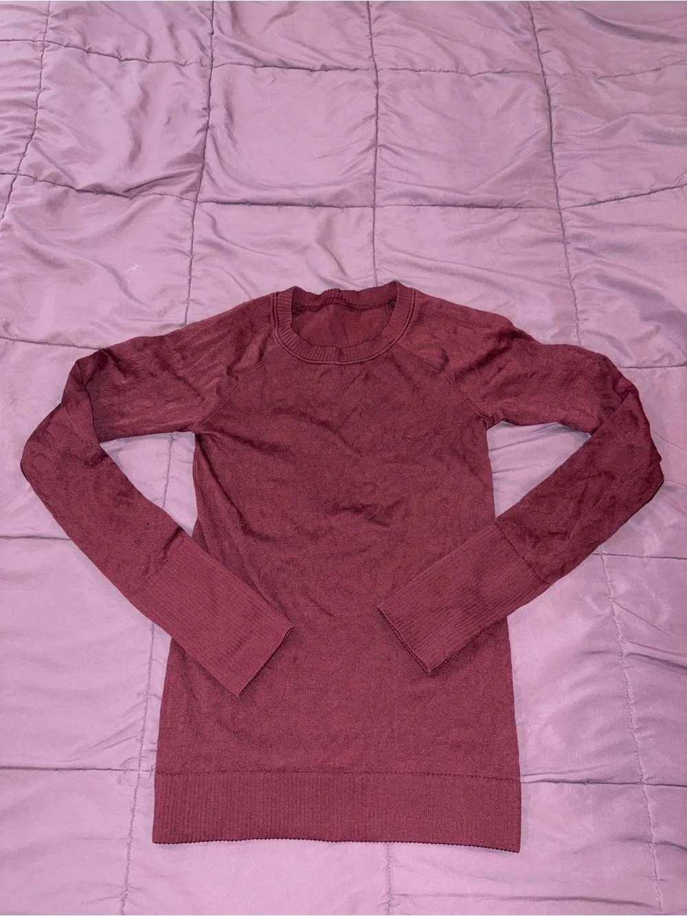 lululemon athletica Long Sleeve Maroon Size 2
